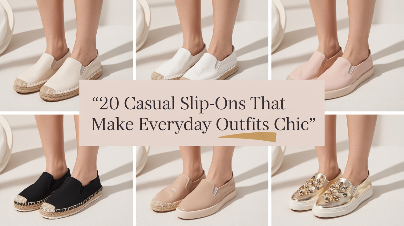 20 Casual Slip-Ons That Make Everyday Outfits Chic