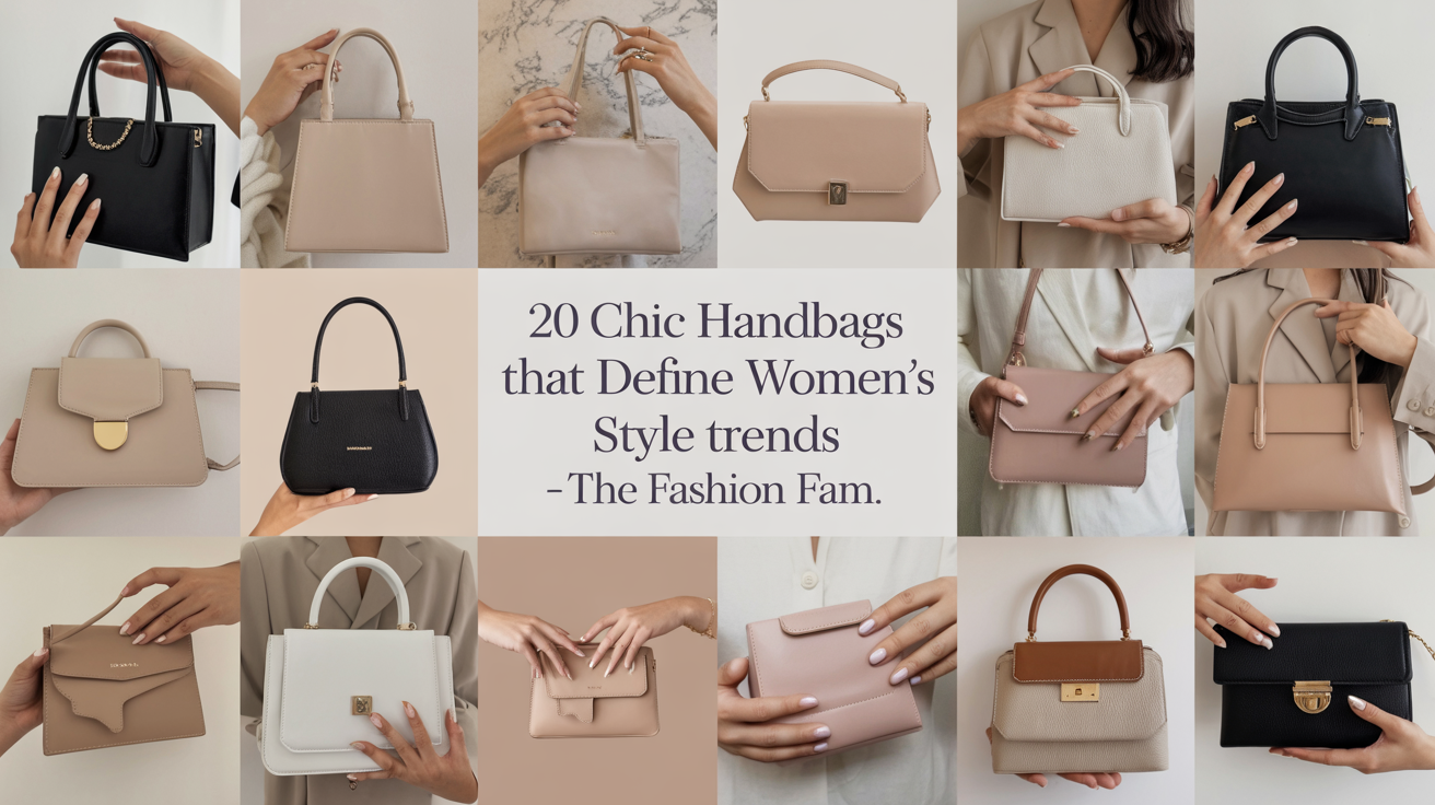 20 Chic Handbags That Define Modern Women’s Style Trends
