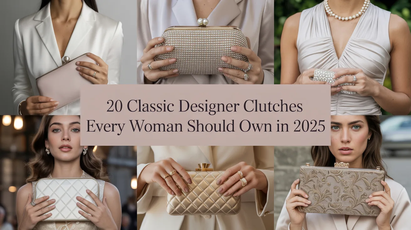 20 Classic Designer Clutches Every Woman Should Own in 2025