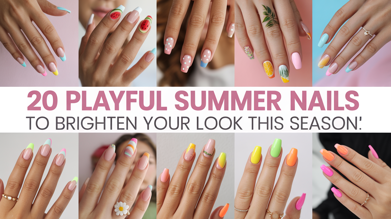 20 Playful Summer Nails to Brighten Your Look This Season