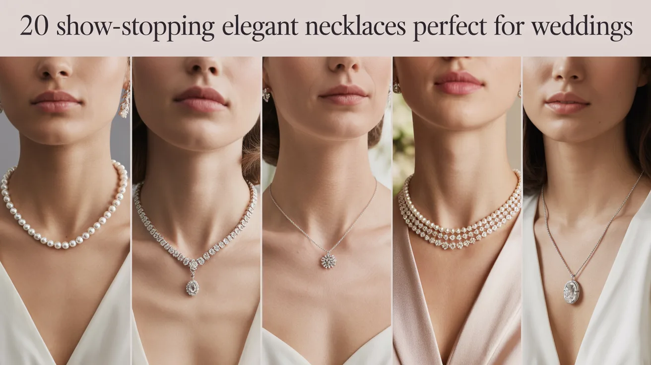 20 Show-Stopping Elegant Necklaces Perfect for Weddings