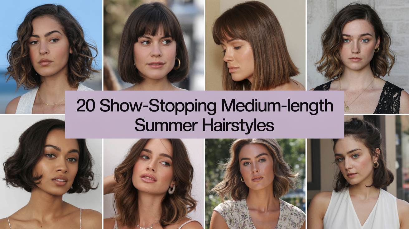 20 Show-Stopping Medium-Length Summer Hairstyles to Transform Your Look