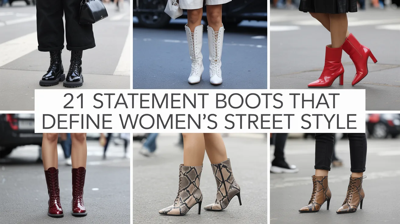 21 Statement Boots That Define Women’s Street Style