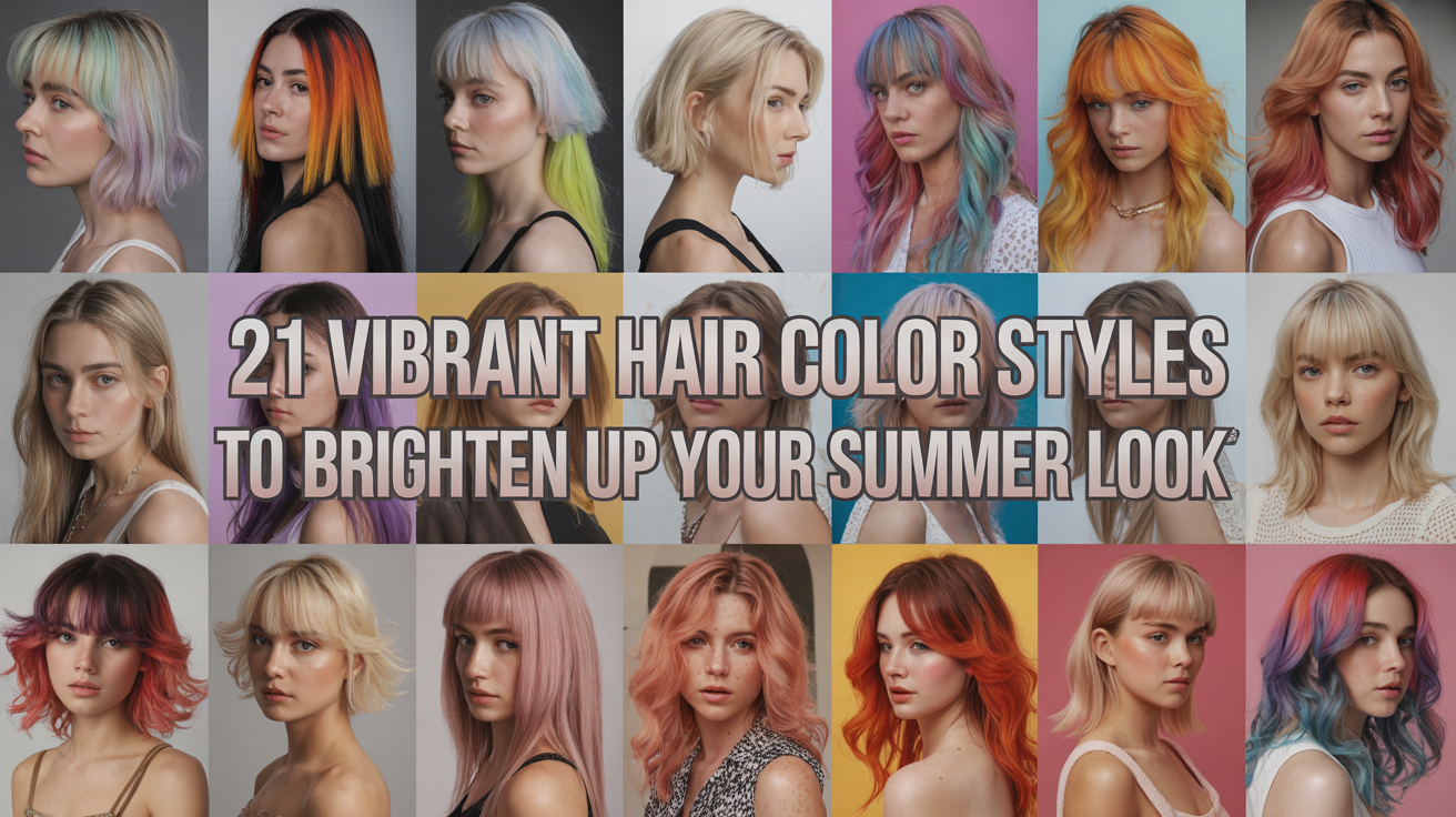 21 Vibrant Hair Color Styles to Brighten Up Your Summer Look