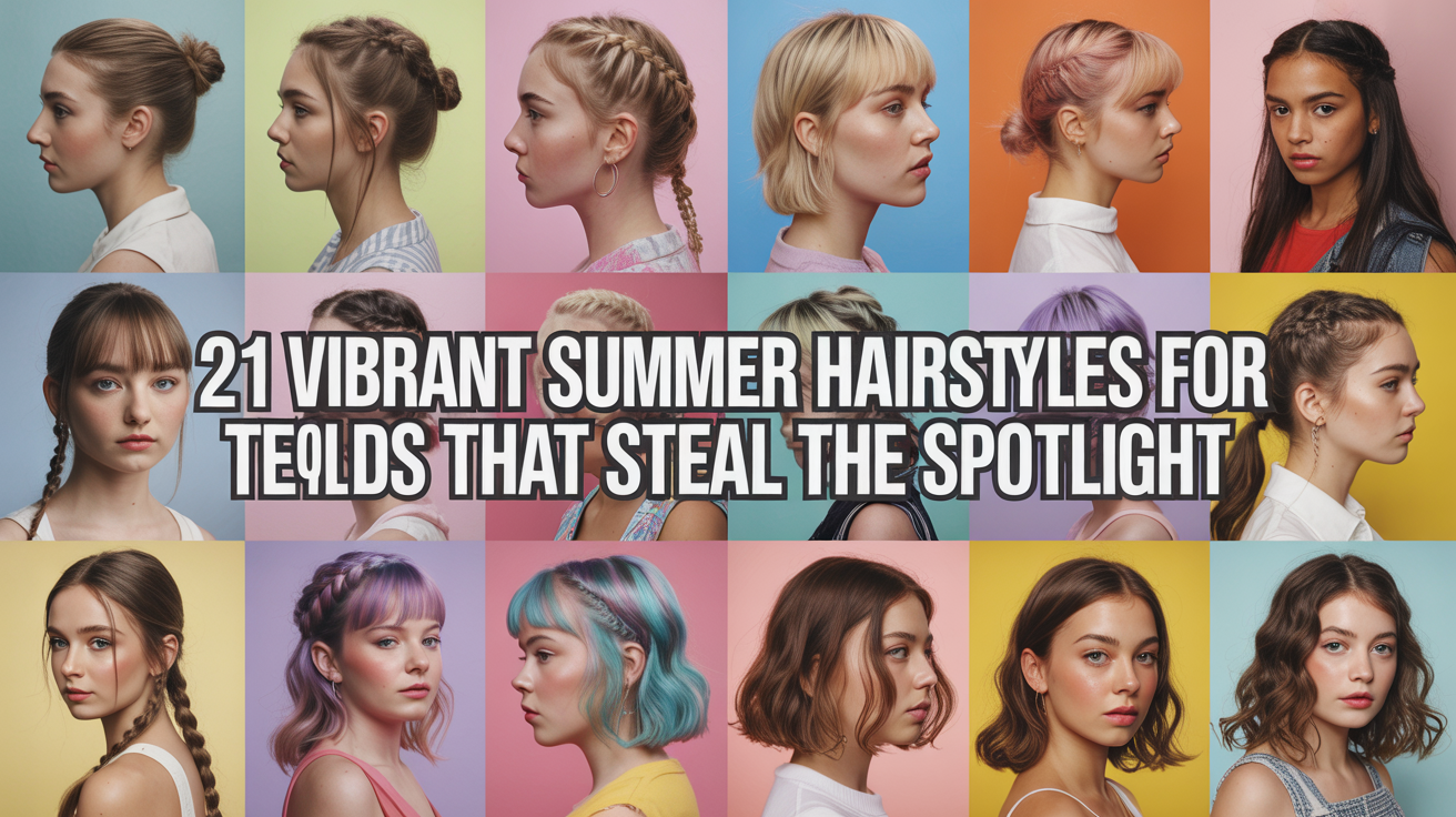 21 Vibrant Summer Hairstyles for Teens That Steal the Spotlight