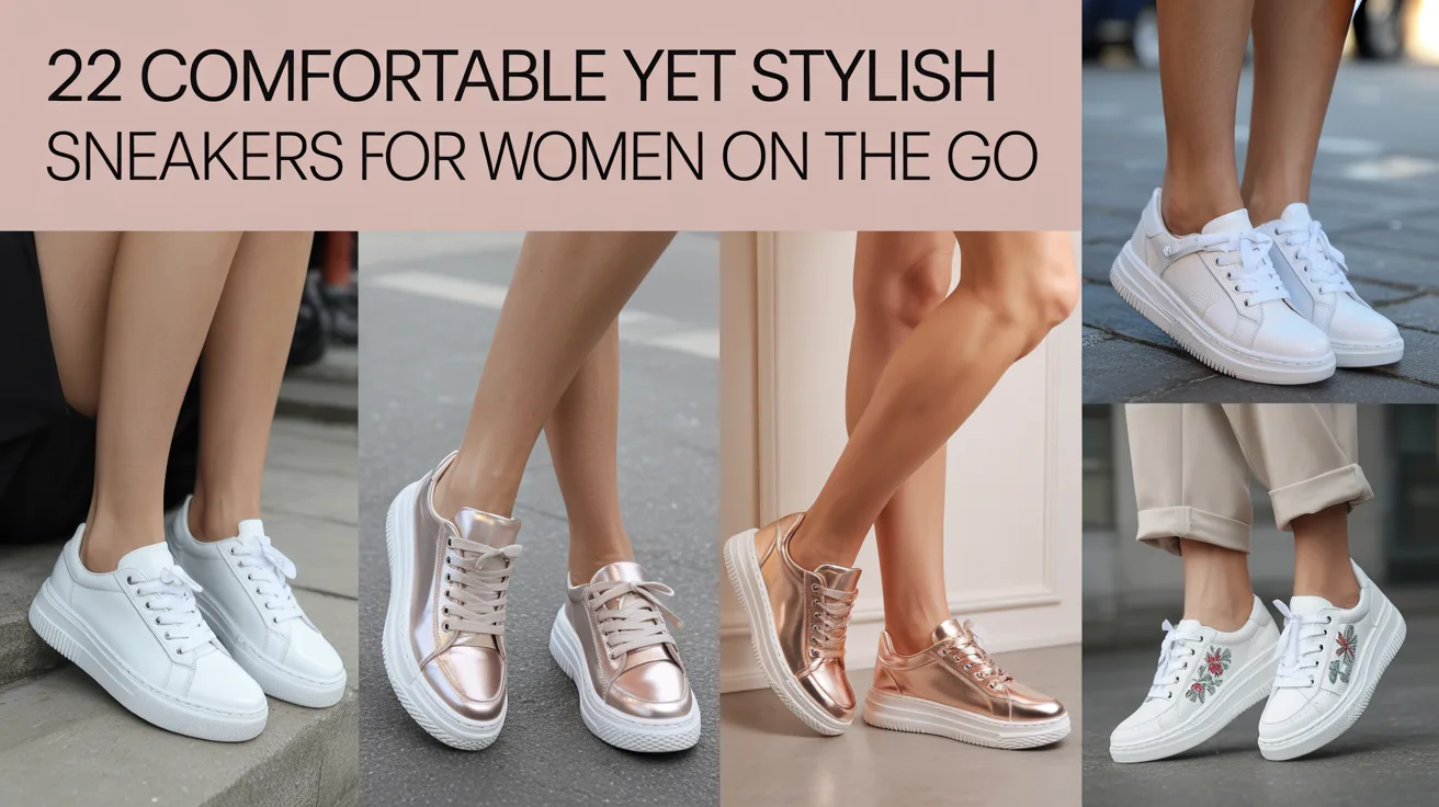 22 Comfortable Yet Stylish Sneakers for Women on the Go