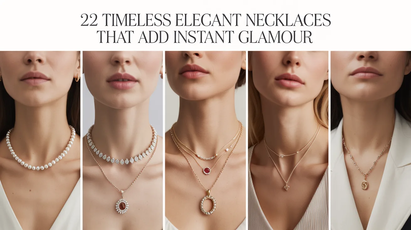 22 Timeless Elegant Necklaces That Add Instant Glamour