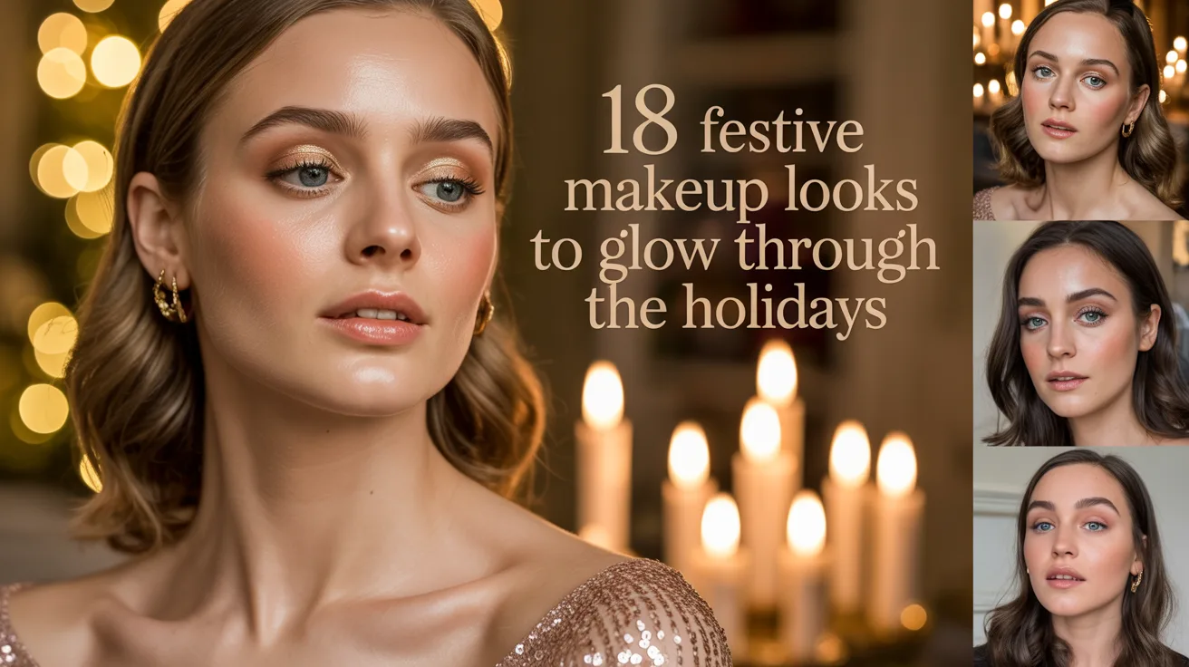 18 Festive Makeup Looks to Glow Through the Holidays