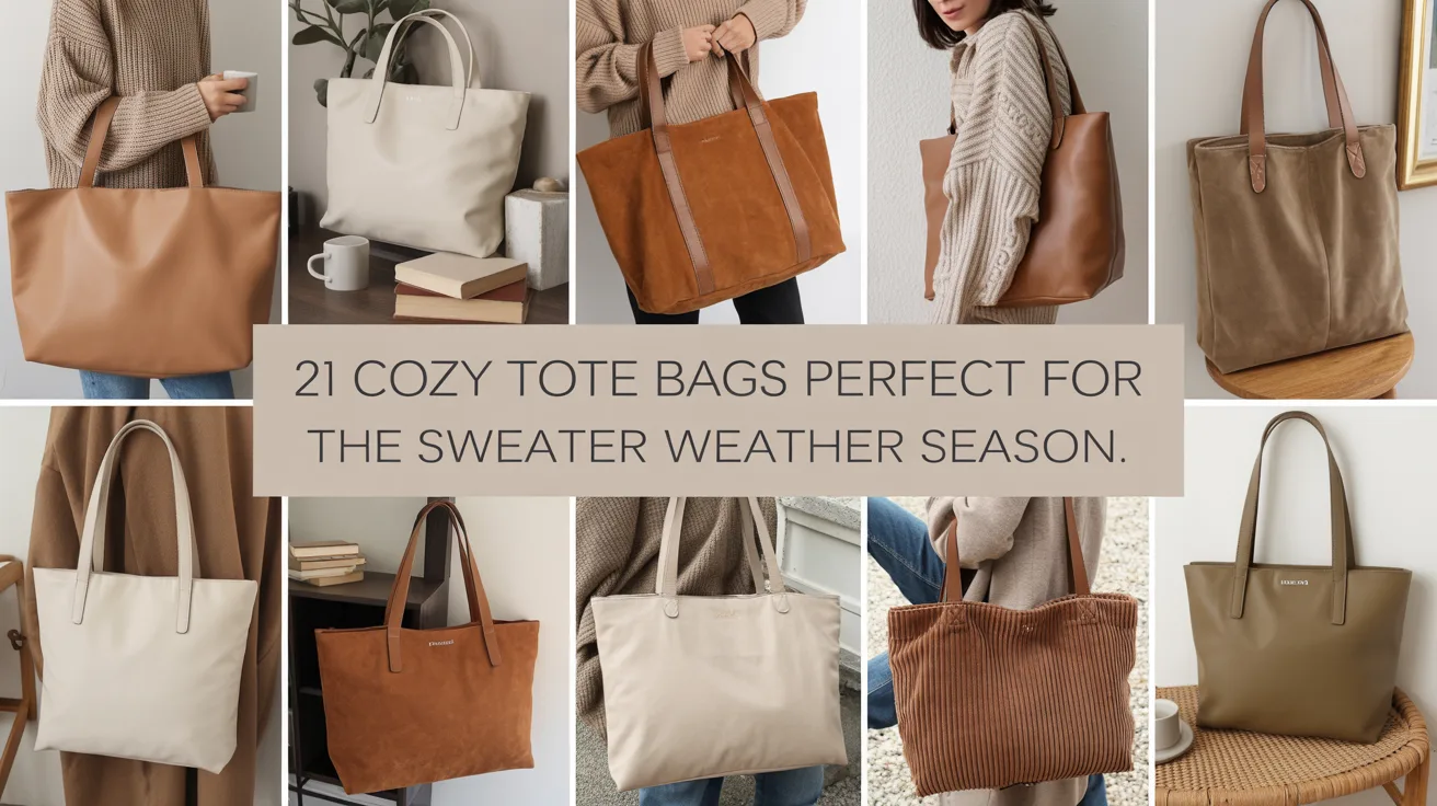 21 Cozy Tote Bags Perfect for the Sweater Weather Season