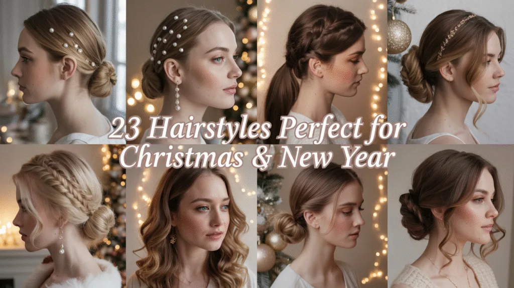 23 Hairstyles Perfect for Christmas & New Year