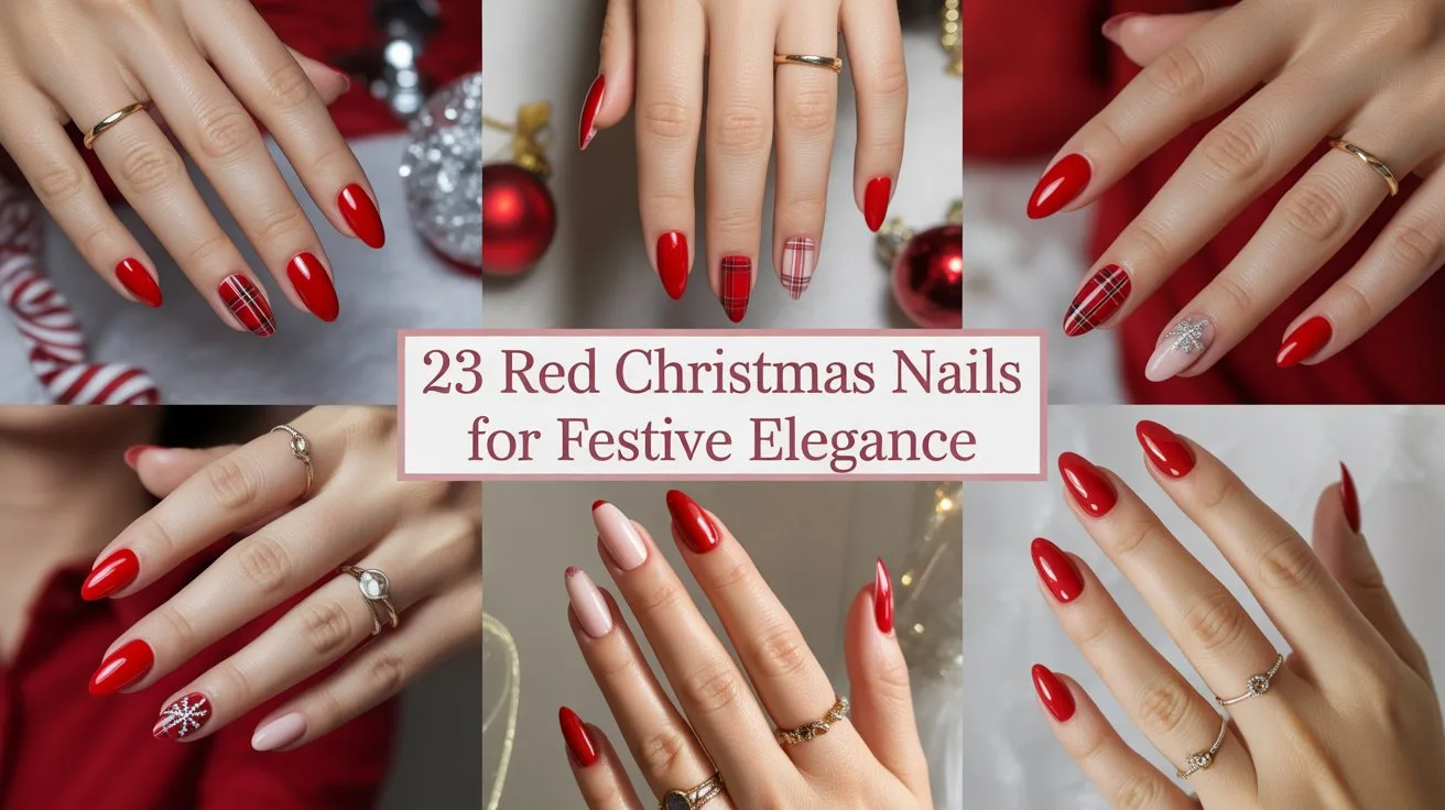 Red Christmas Nails