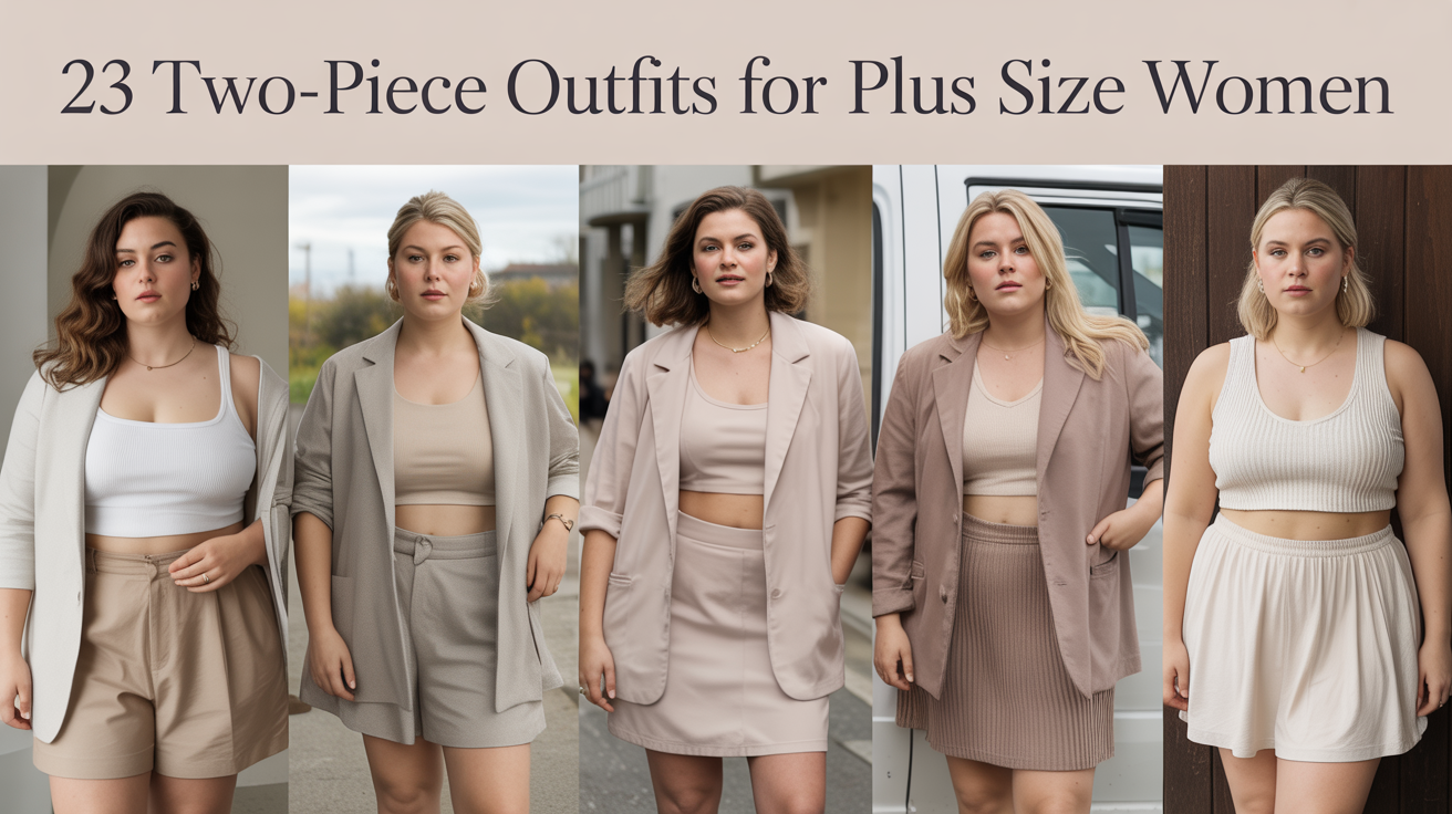 Two-Piece Outfits for Plus Size Women