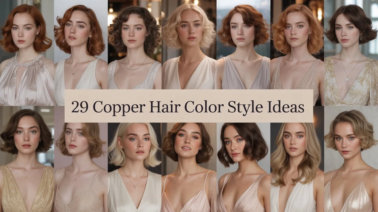 Copper Hair Color Style