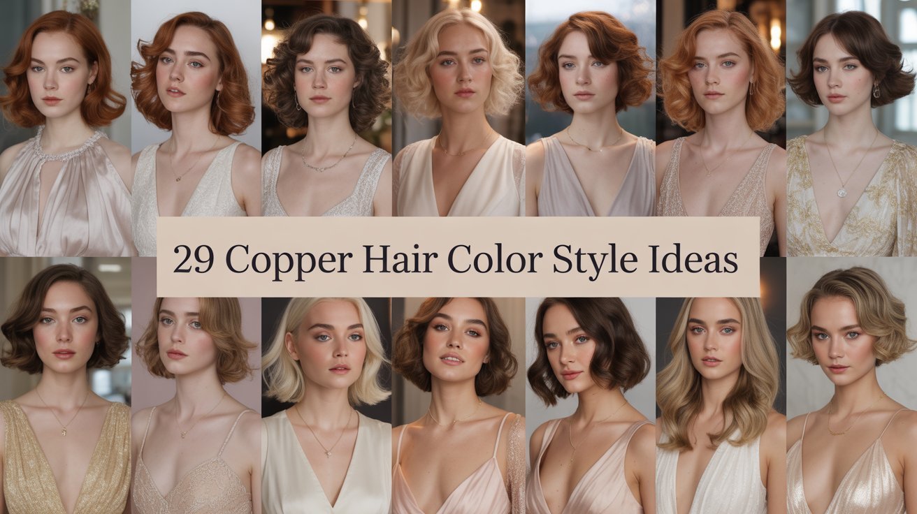 Copper Hair Color Style