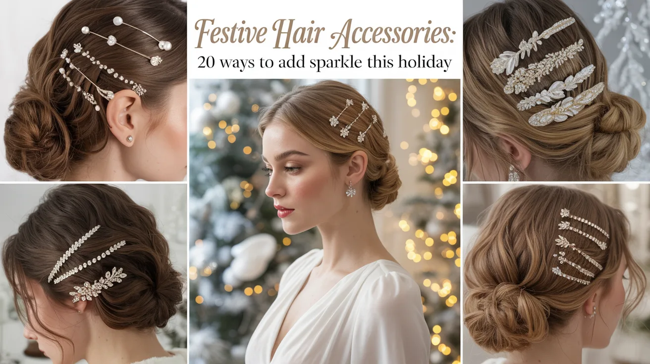 Festive Hair Accessories 20 Ways to Add Sparkle This Holiday