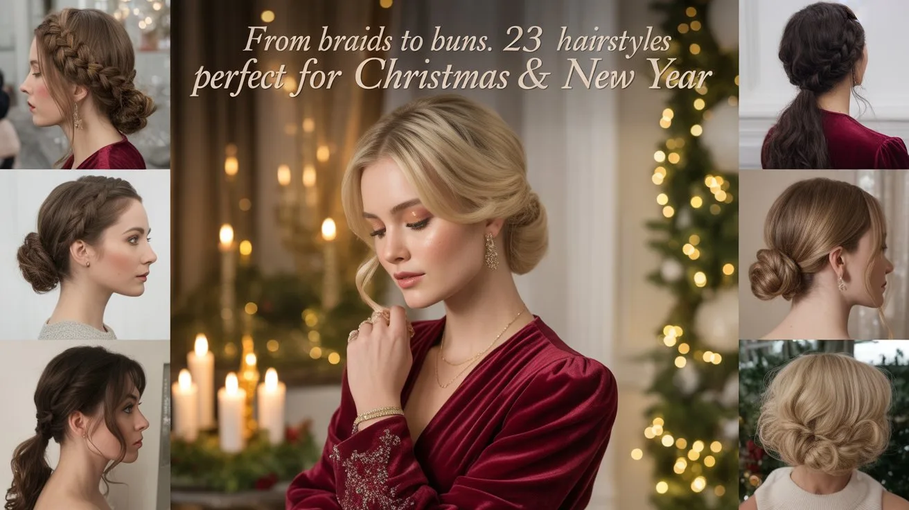From Braids to Buns 23 Hairstyles Perfect for Christmas & New Year