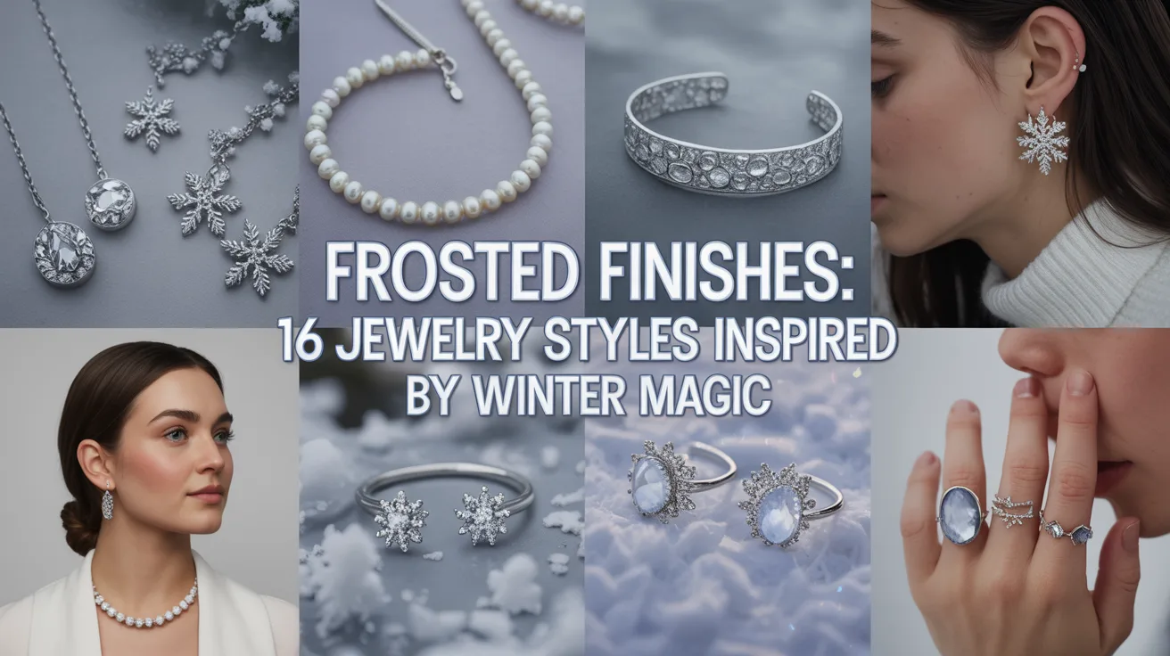 Frosted Finishes 16 Winter Jewelry Styles Inspired by Winter Magic