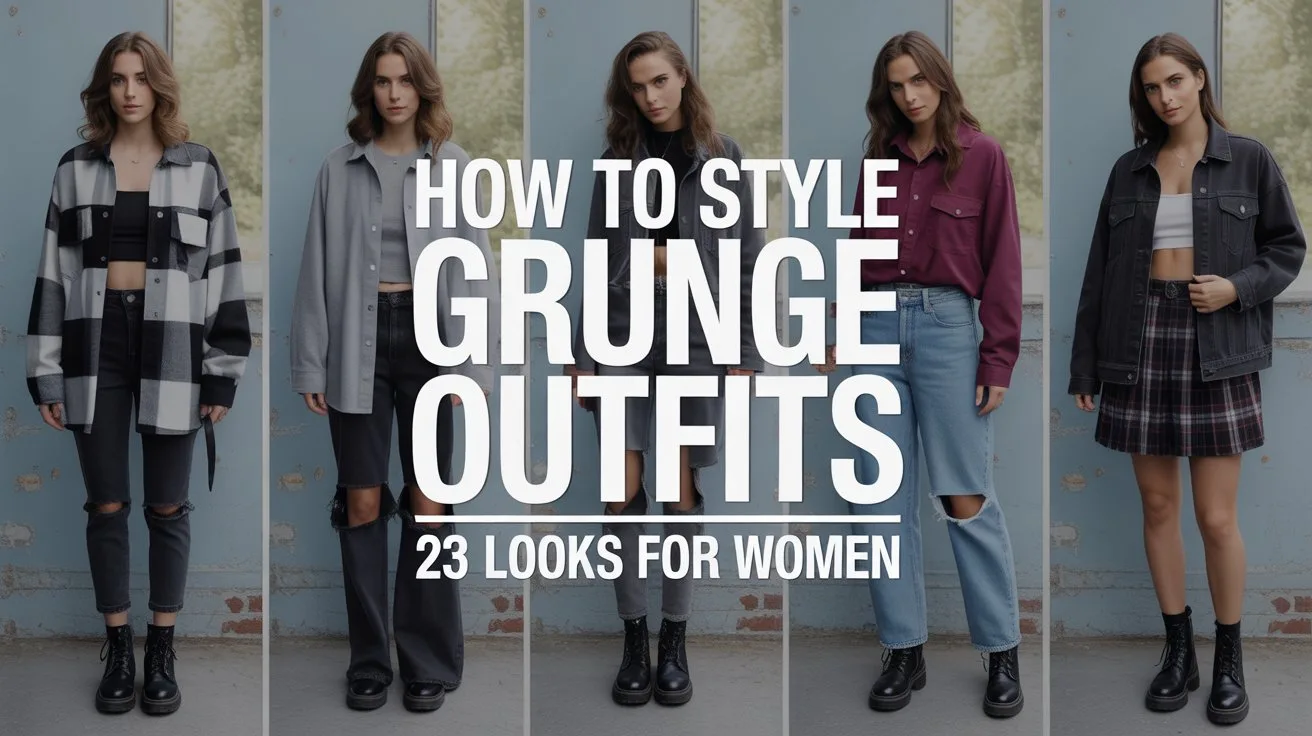 How to Style Grunge Outfits 23 Looks for Women
