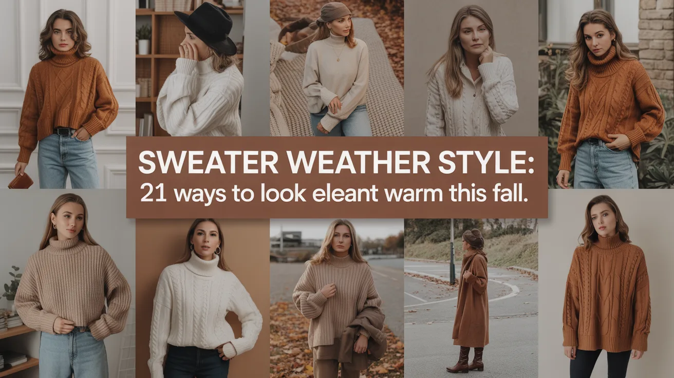 Sweater Weather Style 21 Ways to Look Elegant and Warm This Fall