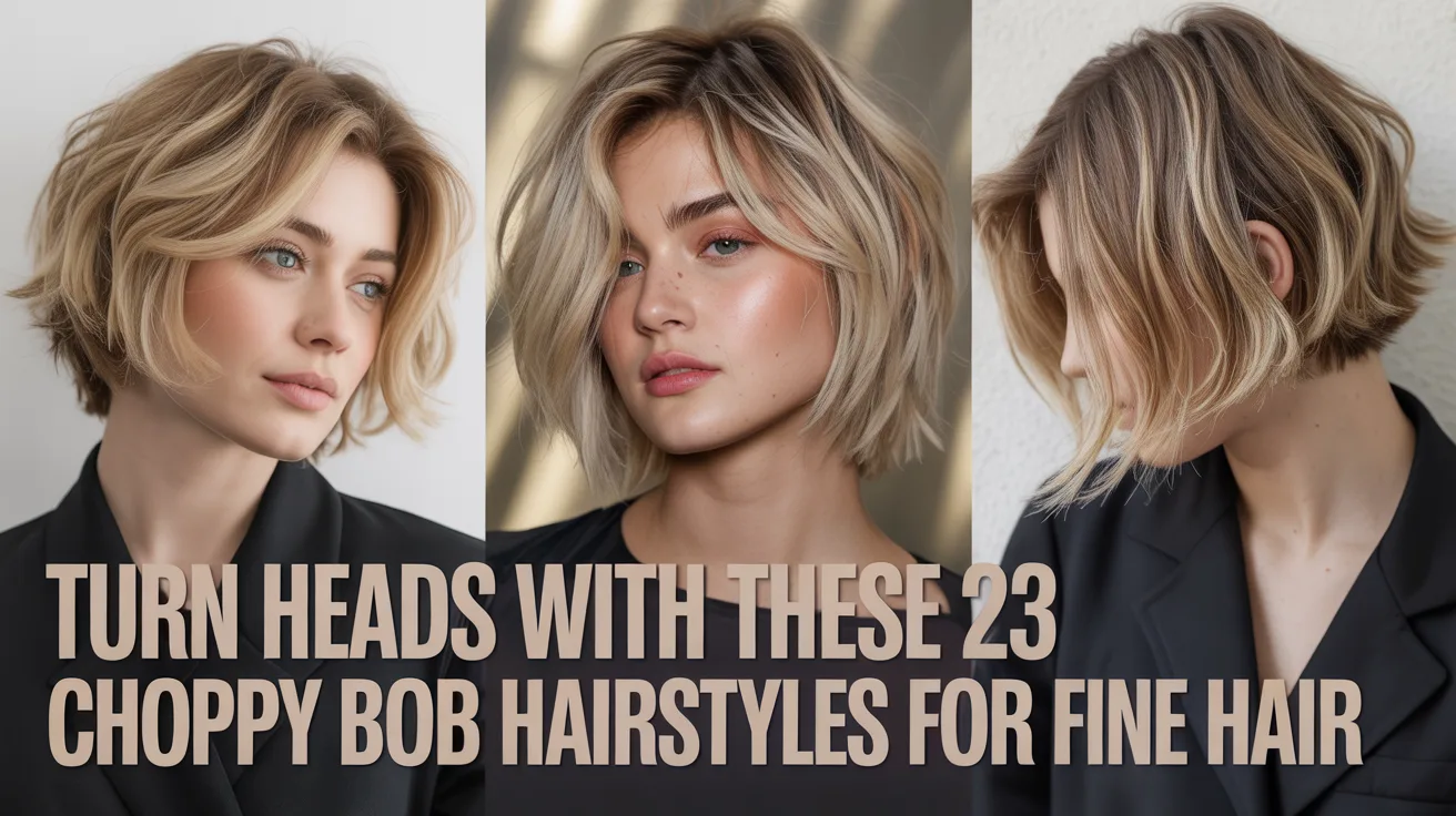 Turn Heads with These 23 Choppy Bob Hairstyles for Fine Hair