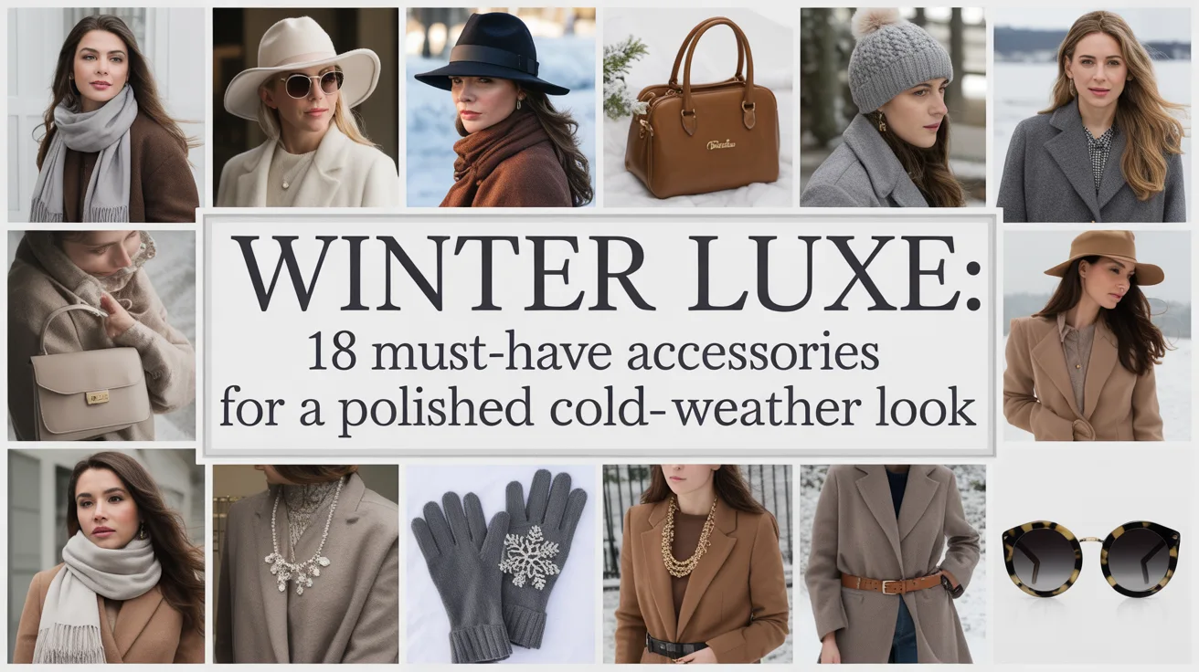 Winter Luxe 18 Must-Have Winter Accessories for a Polished Cold-Weather Look