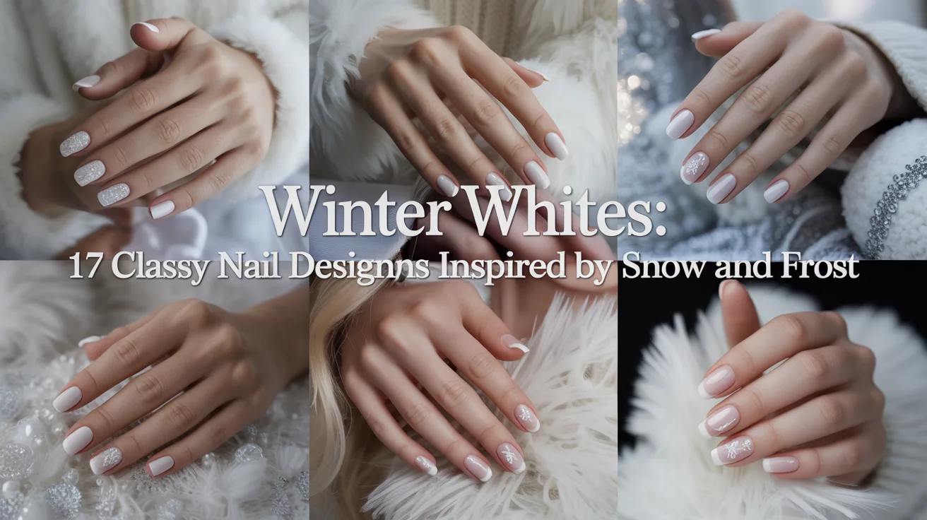 Winter Whites 17 Classy Winter White Nail Ideas Inspired by Snow and Frost