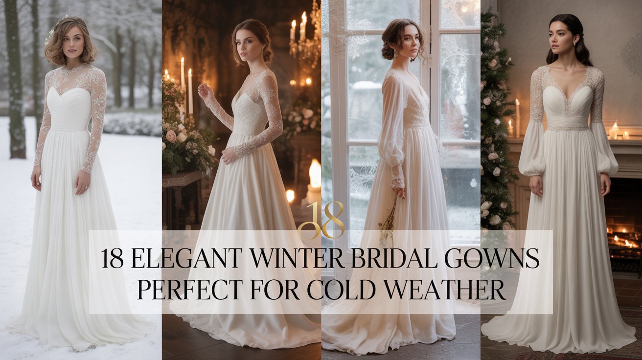 18 Elegant Winter Bridal Gowns Perfect for Cold Weather