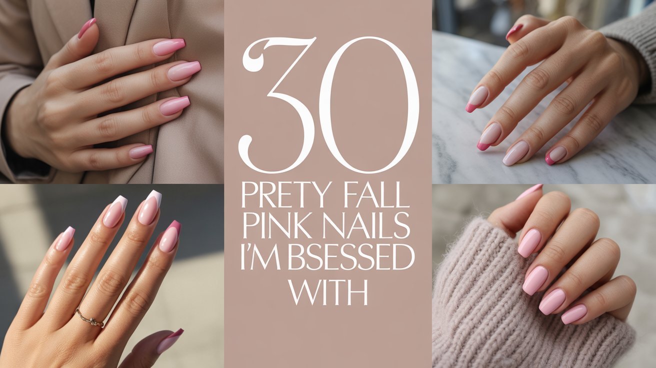 30 Pretty Fall Pink Nails I’m OBSESSED With