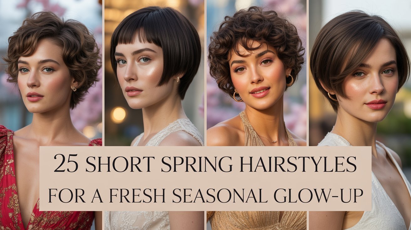 25 Short Spring Hairstyles for a Fresh Seasonal Glow-Up