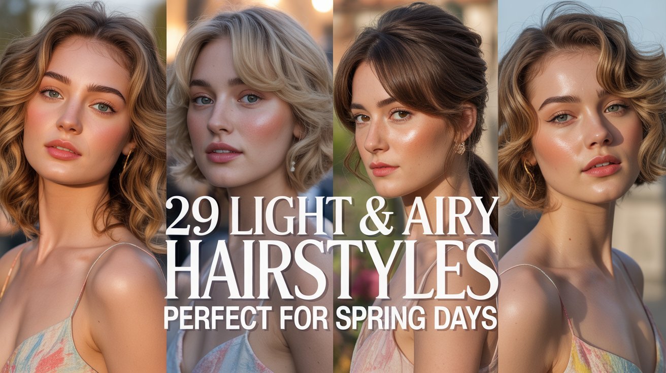 29 Light and Airy Hairstyles Perfect for Spring Days