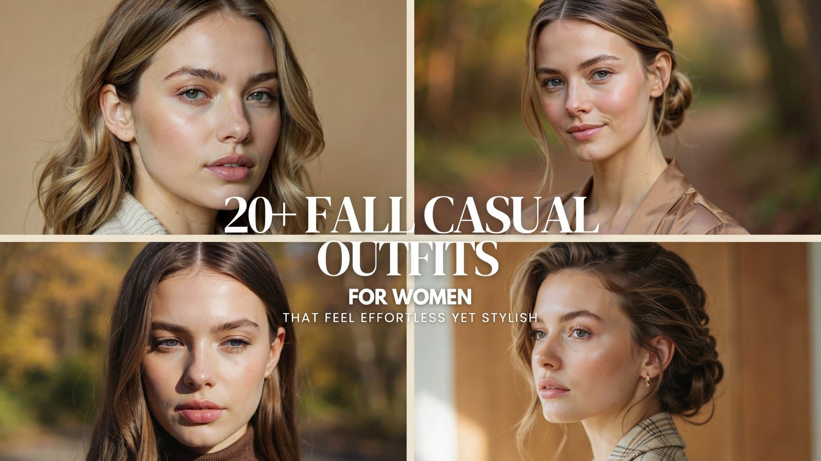 20 Fall Casual Outfits for Women That Feel Effortless Yet Stylish